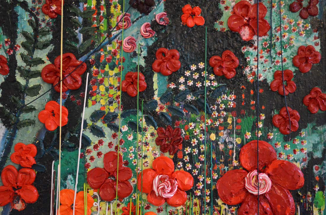 Laura Iosifescu Combines Painting and Sculpture into Beautiful Works of Art Depicting Nature and Society (London, UK) by Laura Iosifescu
